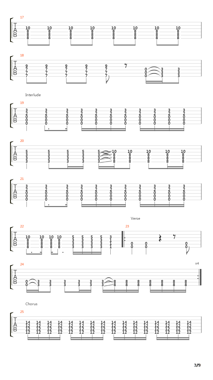 Re-aligh吉他谱