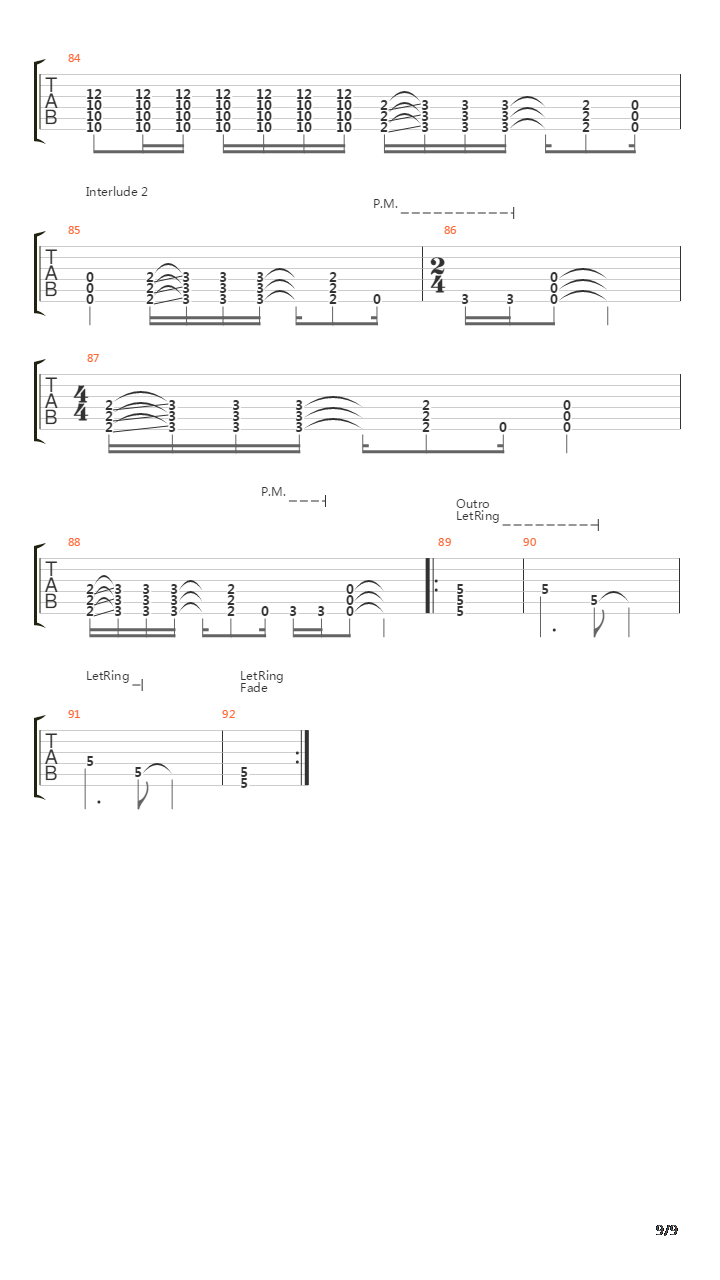 Re-aligh吉他谱