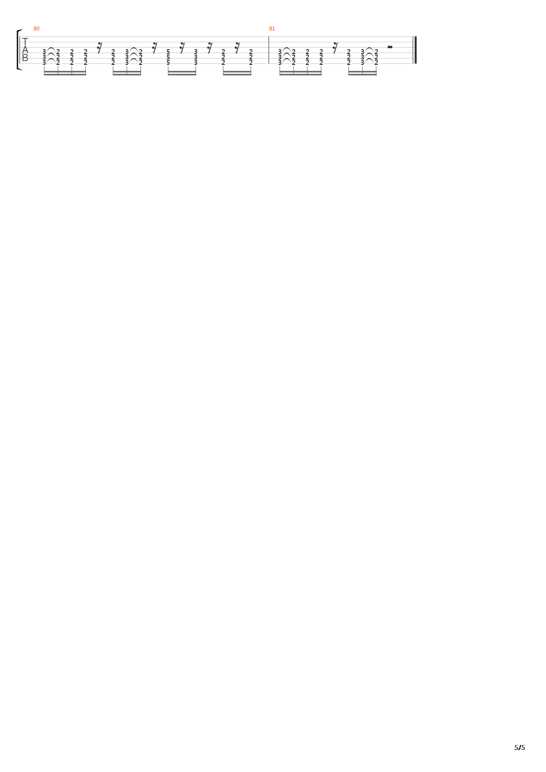 Speak吉他谱