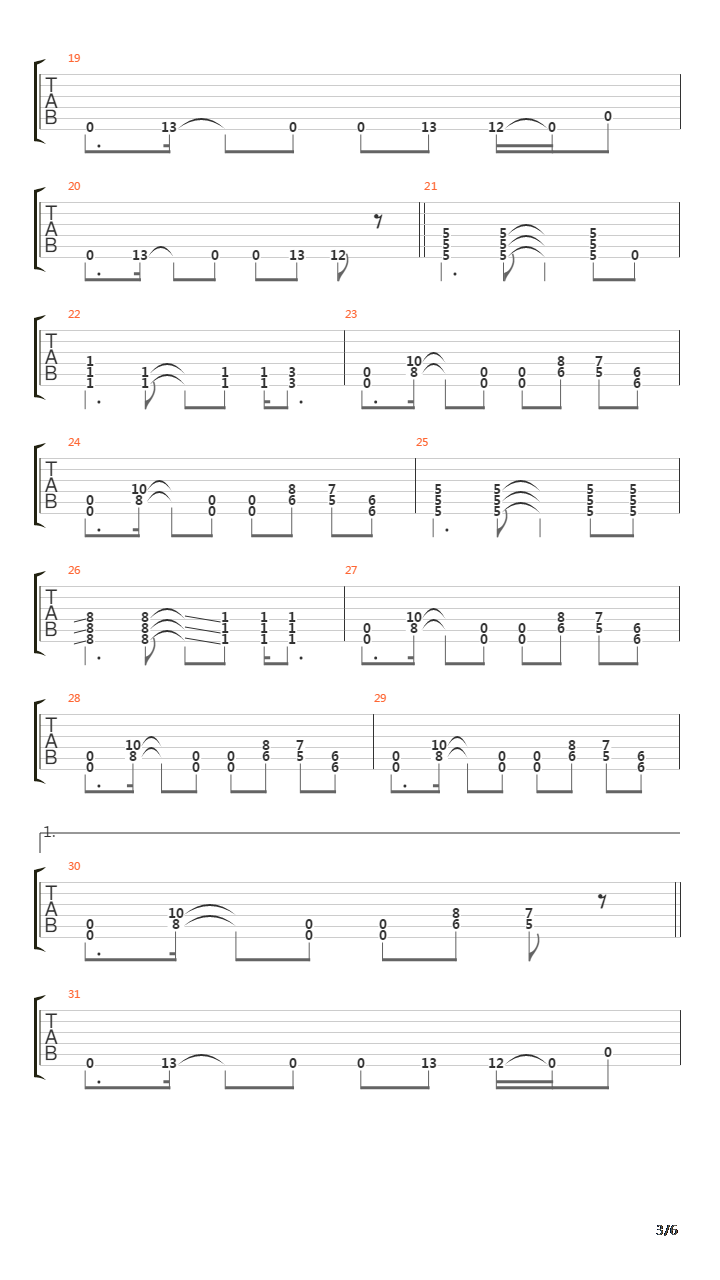 Spiral吉他谱