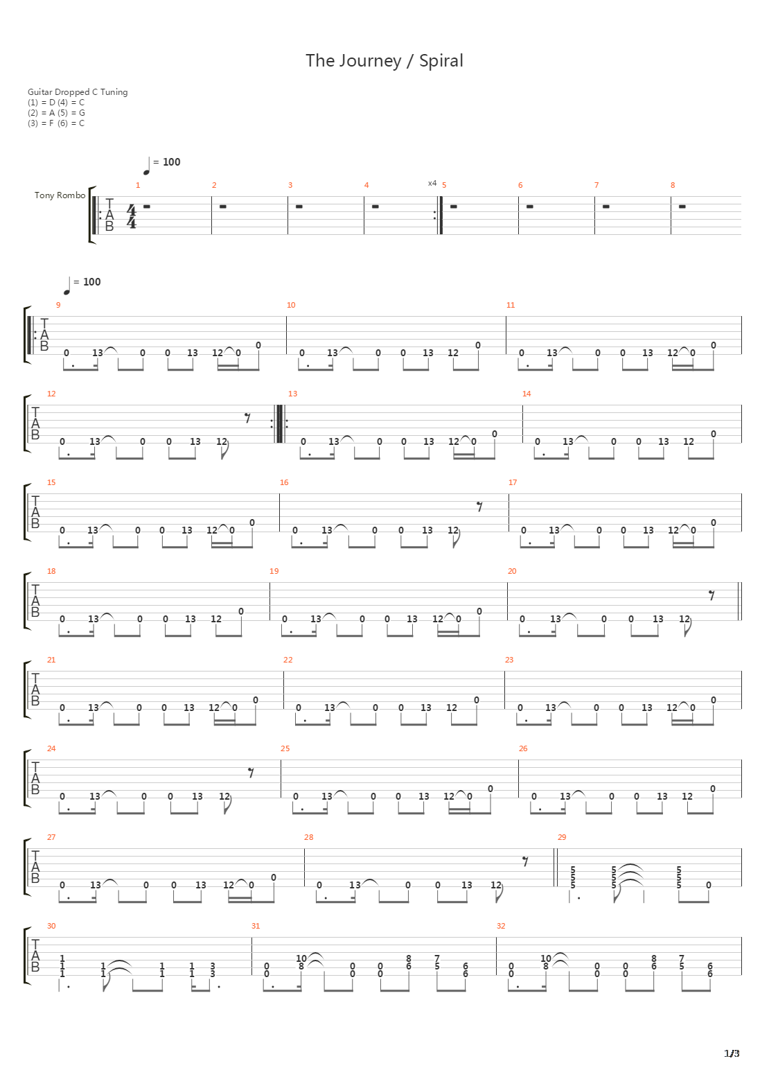 The Journey吉他谱
