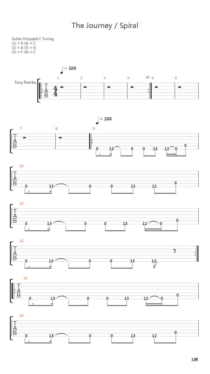 The Journey吉他谱