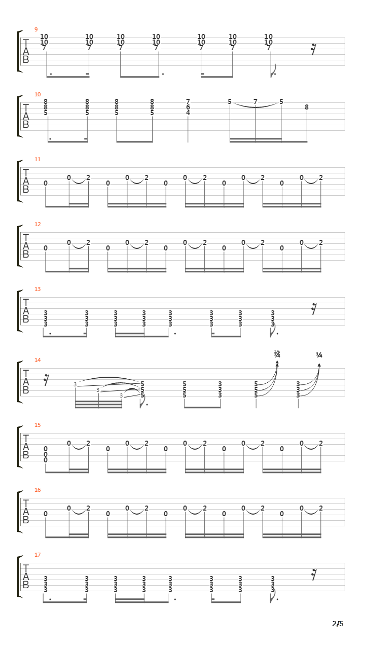 Touch吉他谱