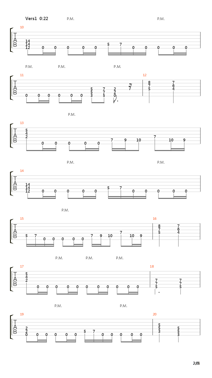 At The End Of The Rainbow吉他谱