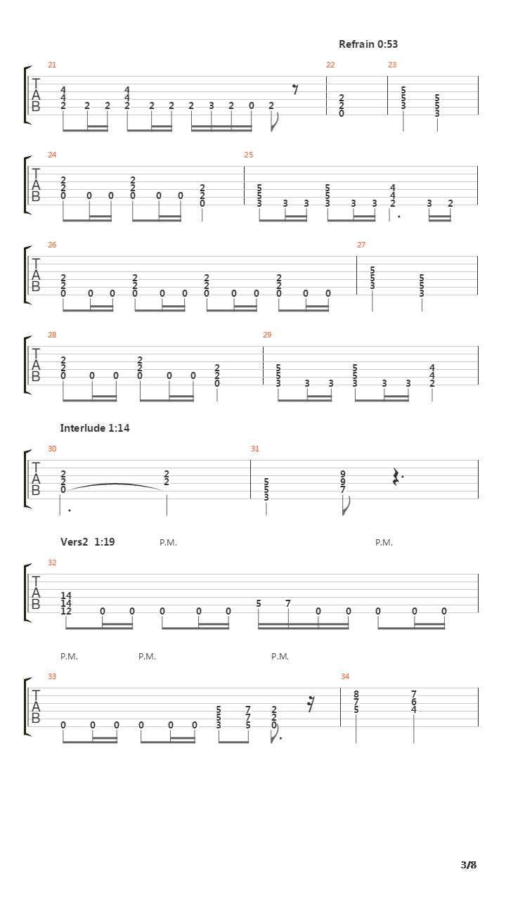 At The End Of The Rainbow吉他谱