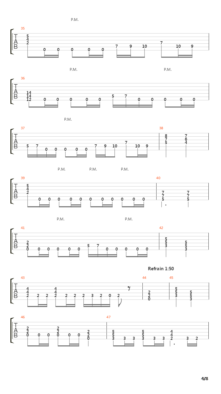 At The End Of The Rainbow吉他谱