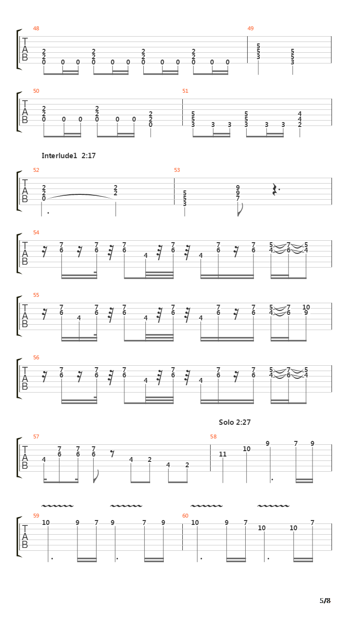 At The End Of The Rainbow吉他谱