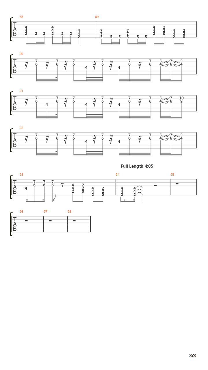 At The End Of The Rainbow吉他谱