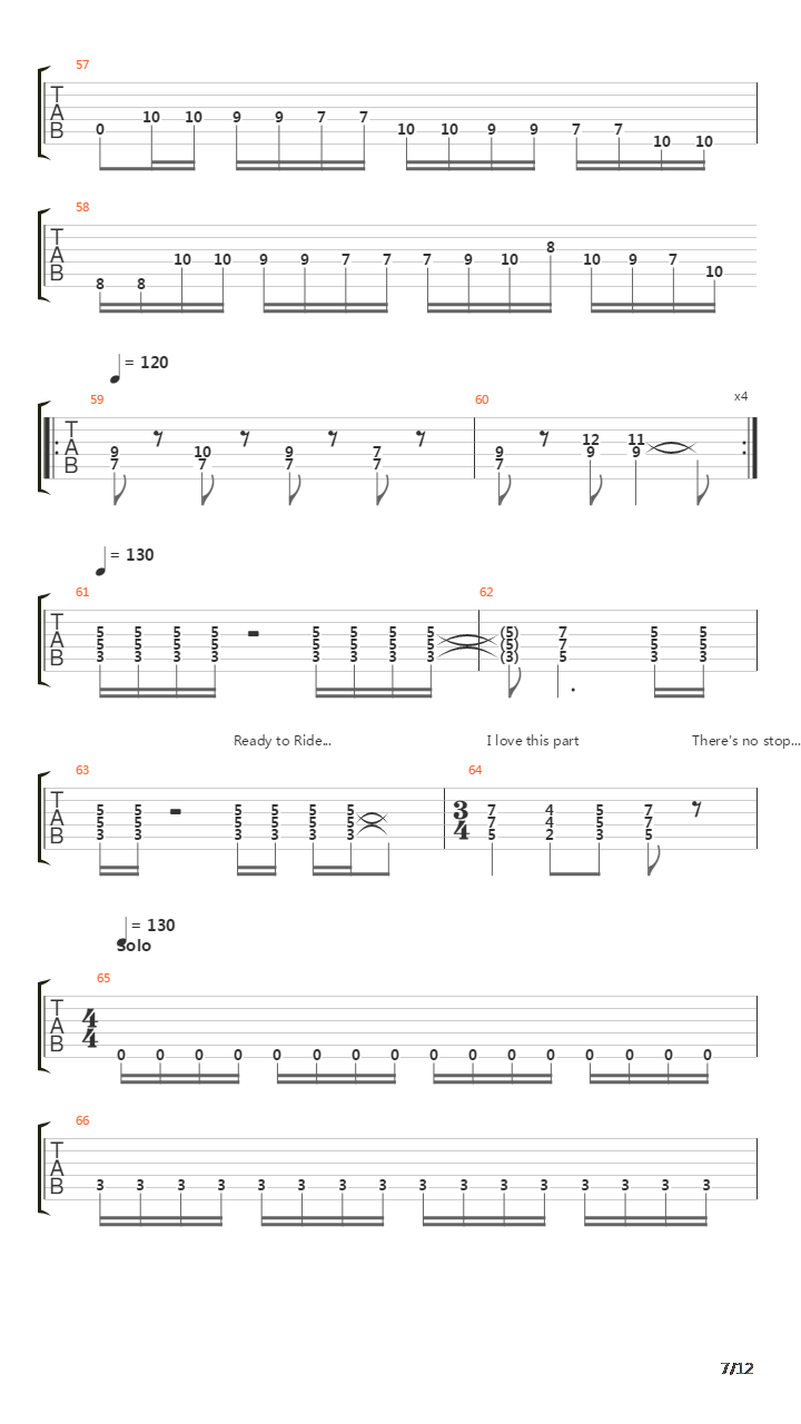 Back To Back吉他谱