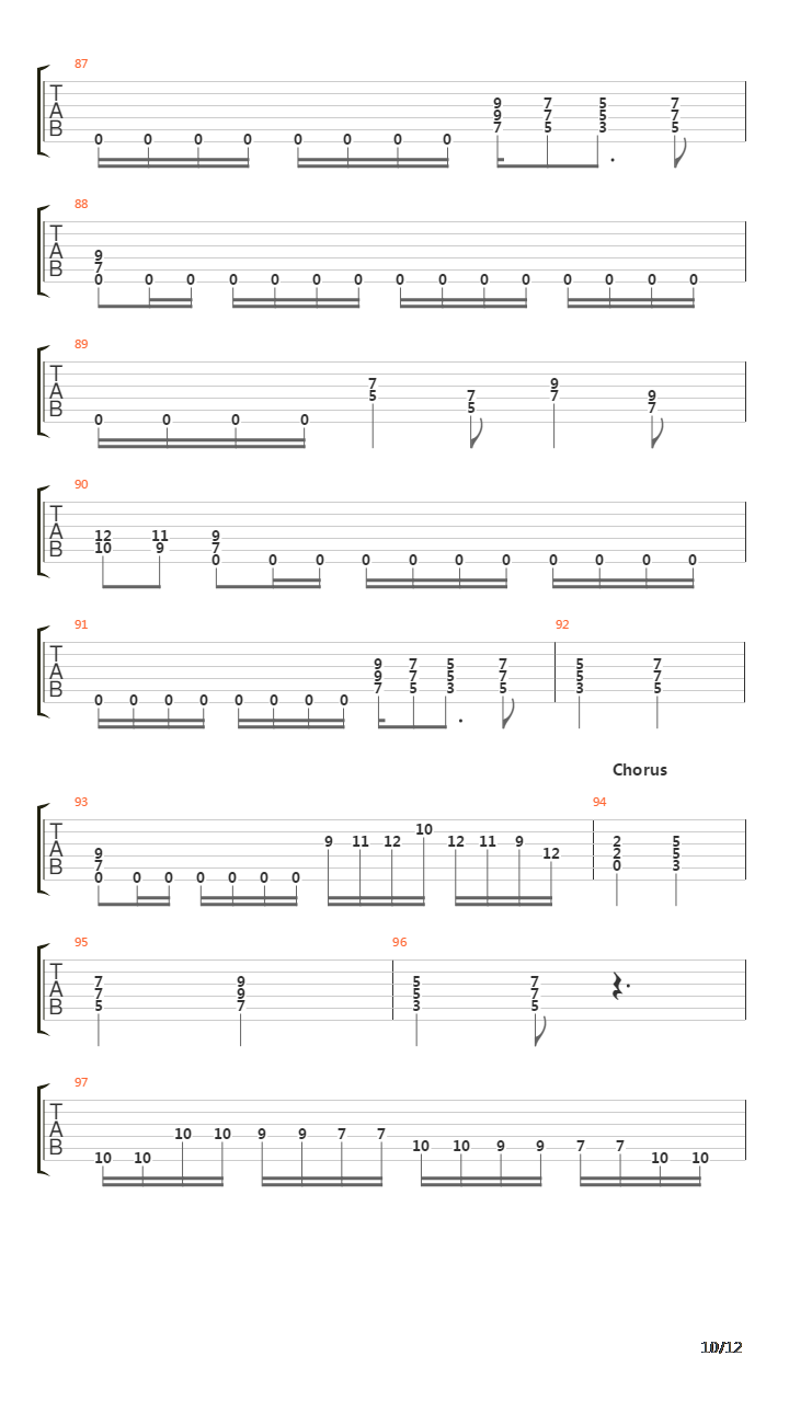 Back To Back吉他谱