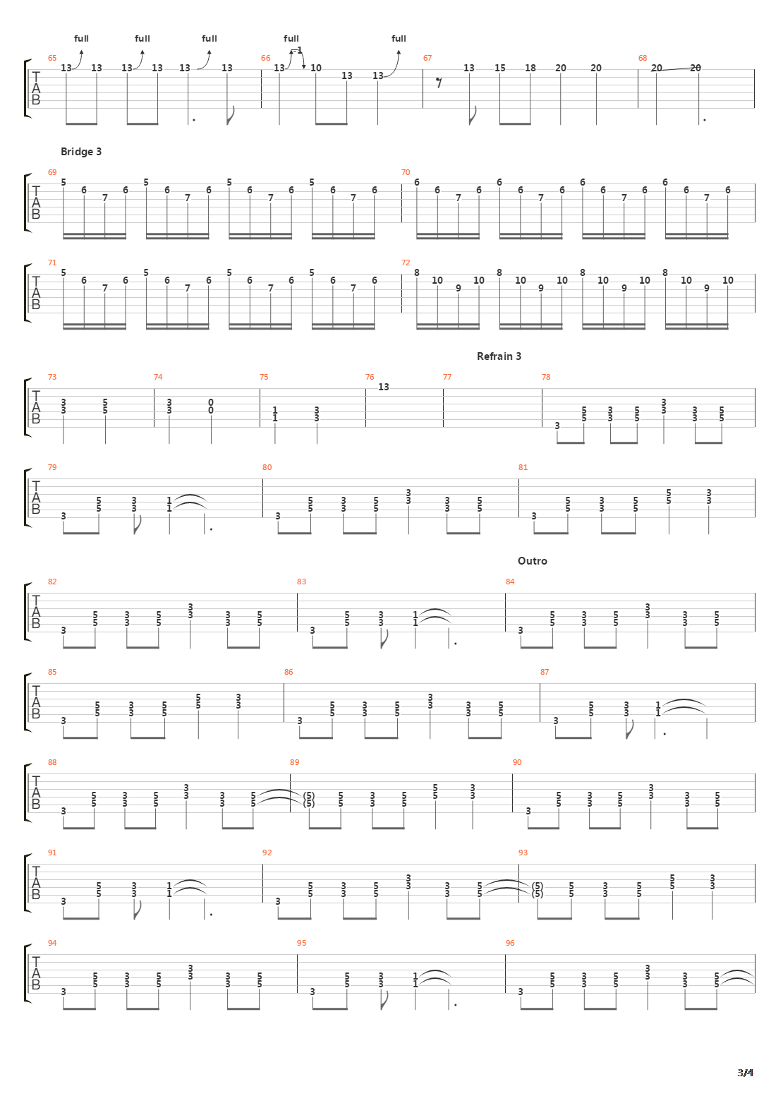 Man On The Silver Mountain吉他谱