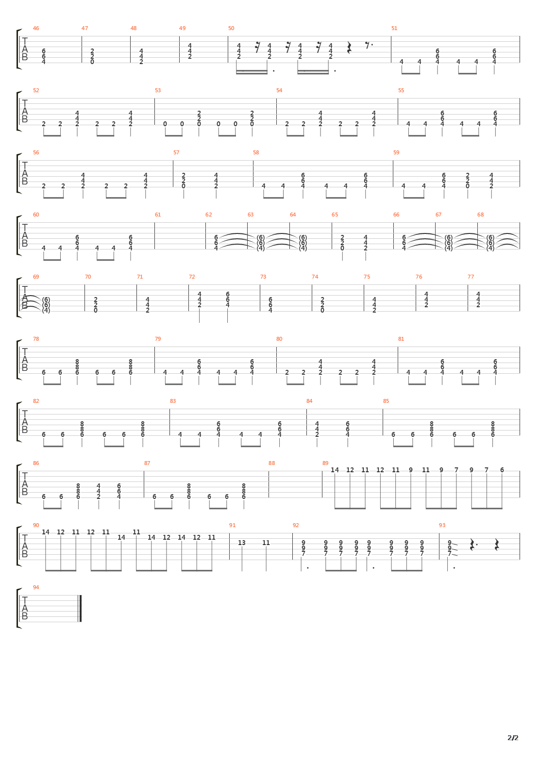 Nr Vindarna Viskar Mitt Namn吉他谱