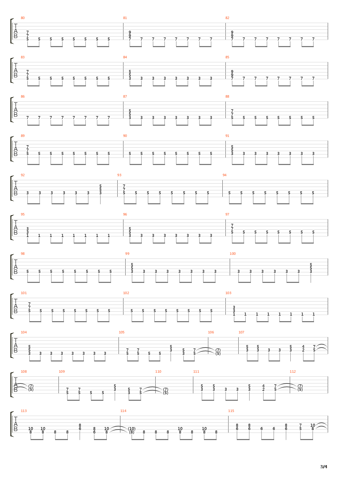 Riders On The Storm吉他谱