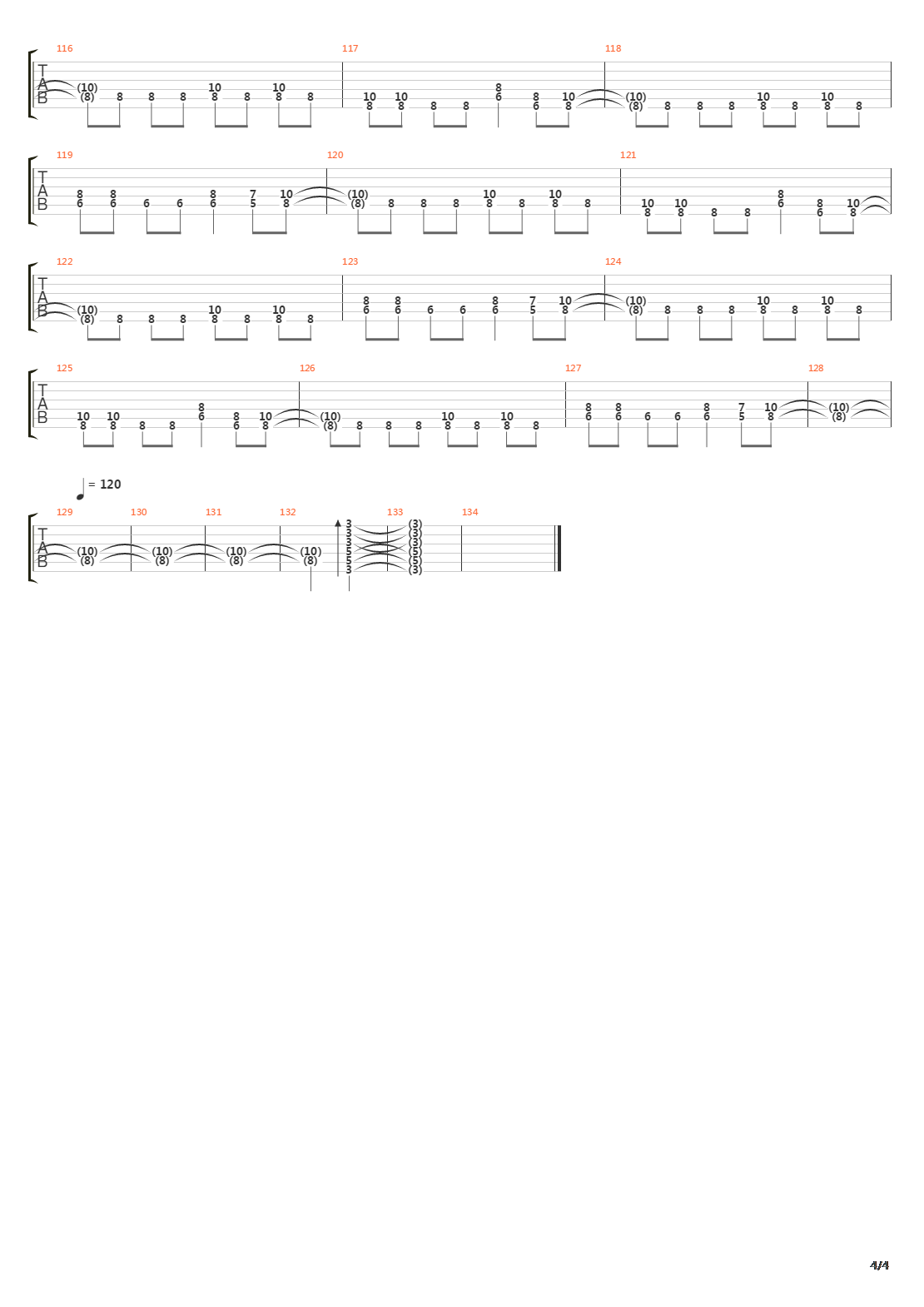 Riders On The Storm吉他谱