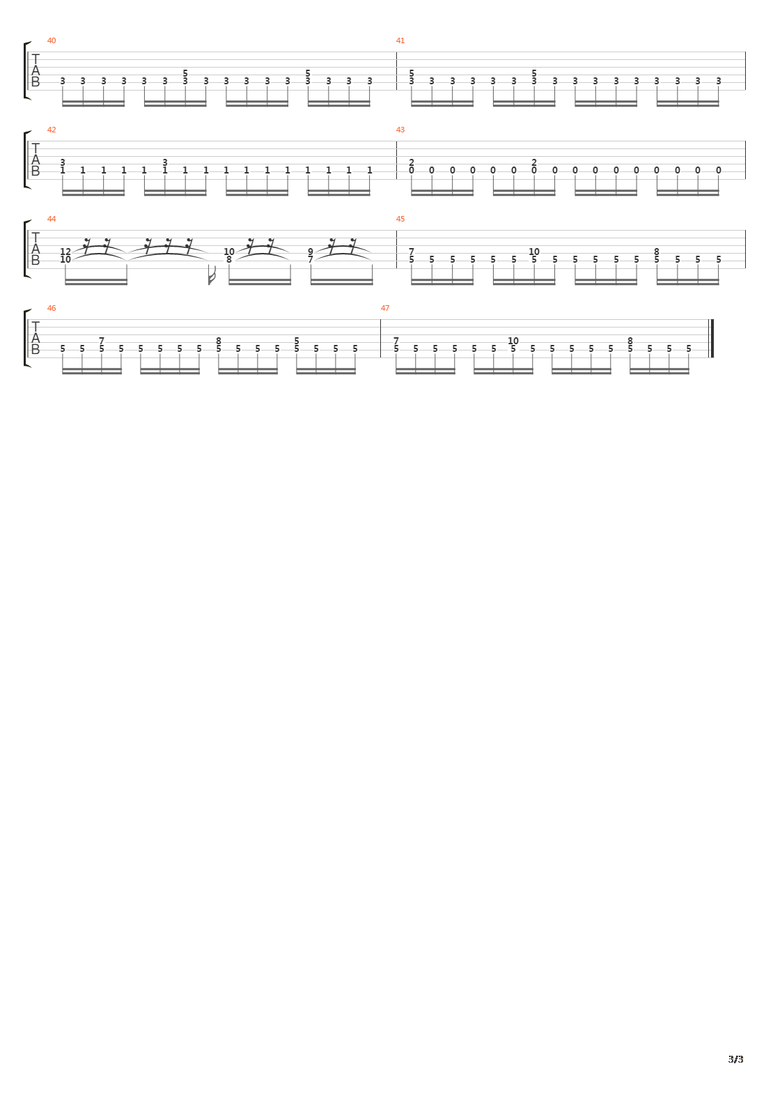 The Metal Age吉他谱