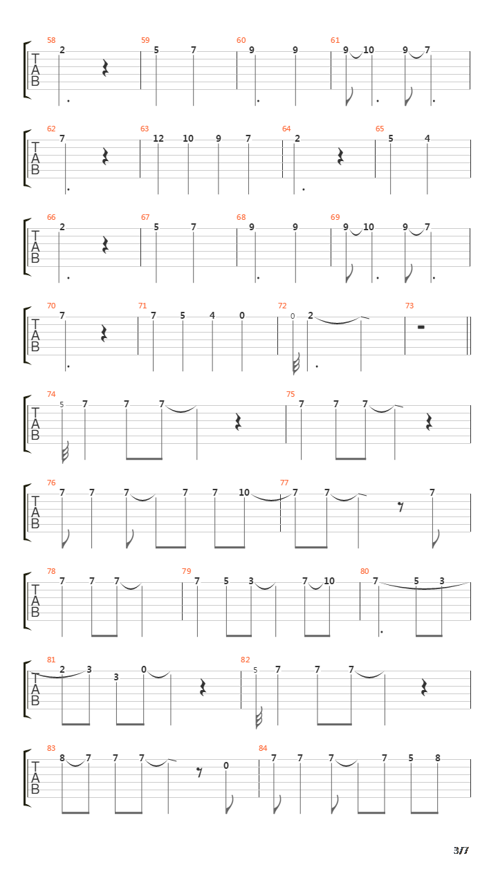 March Of Time吉他谱