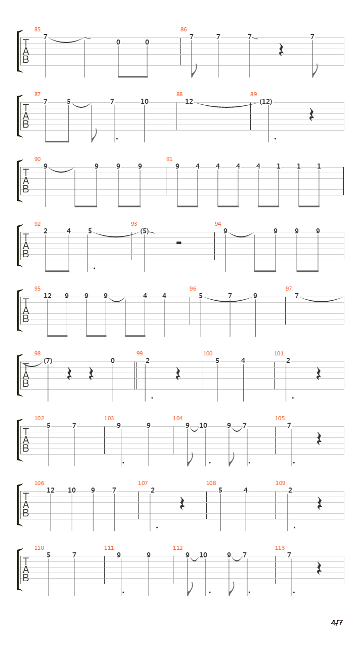 March Of Time吉他谱