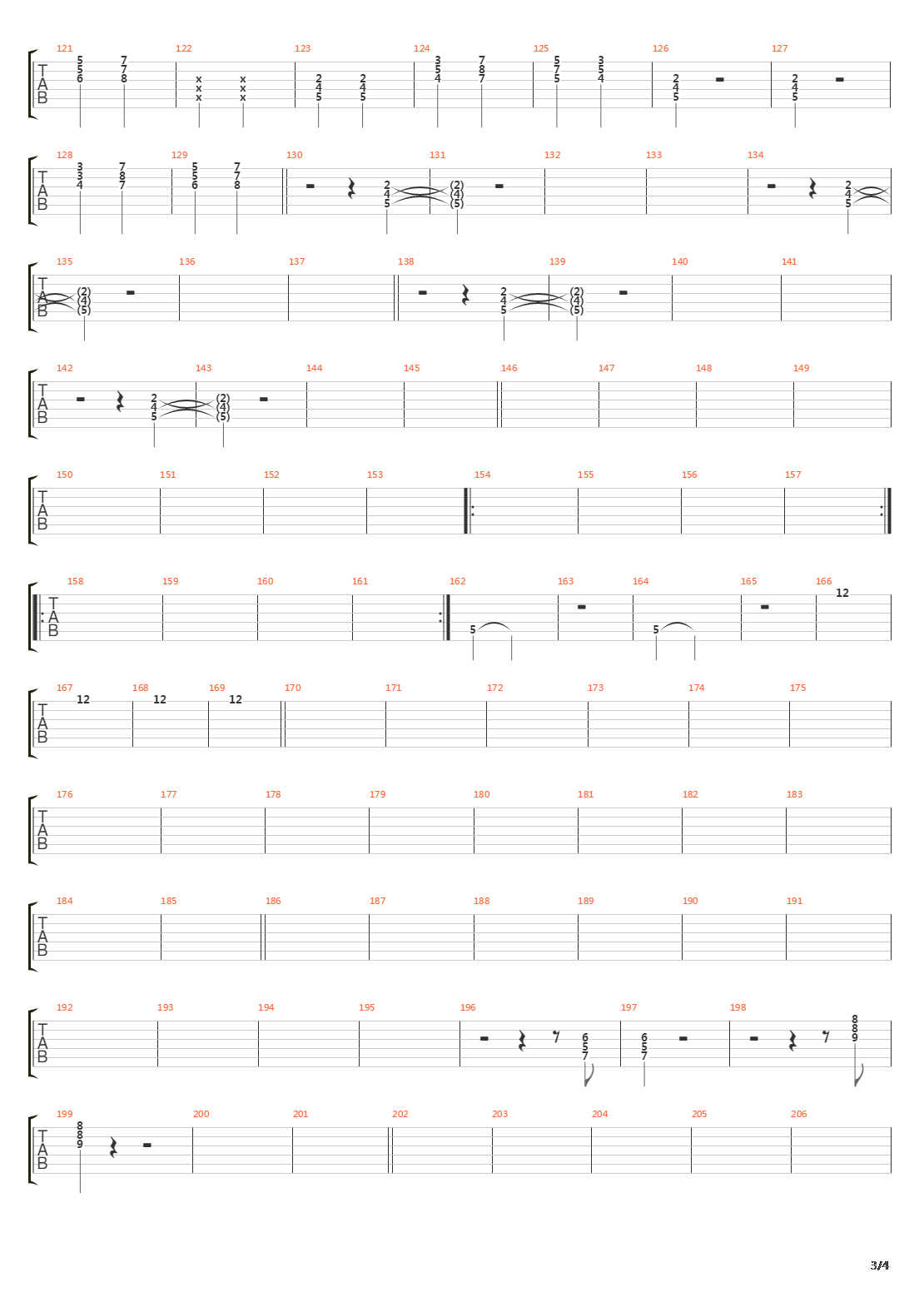 Push吉他谱