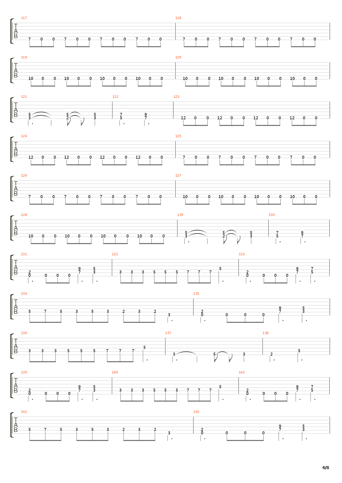 Push吉他谱