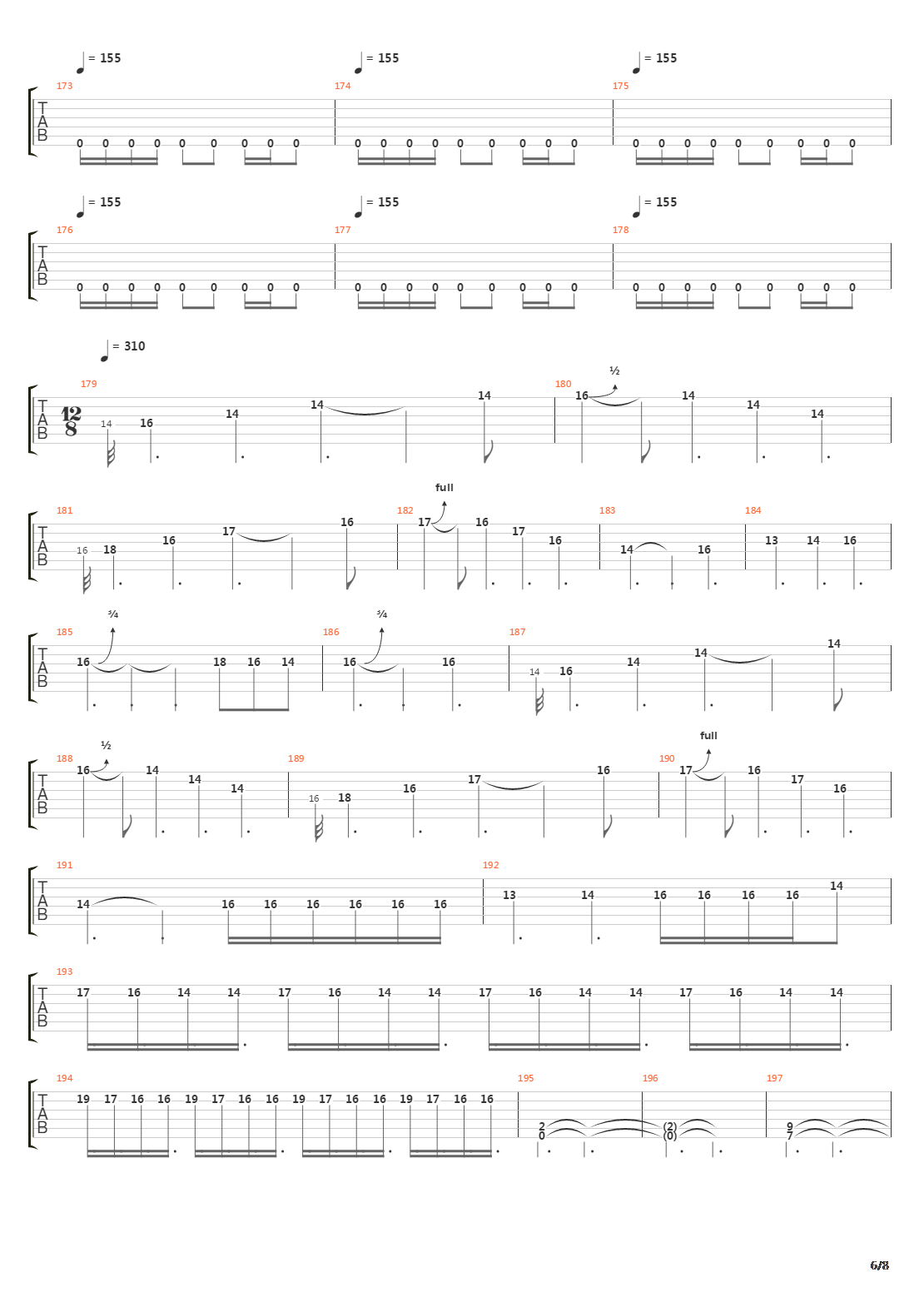 Push吉他谱