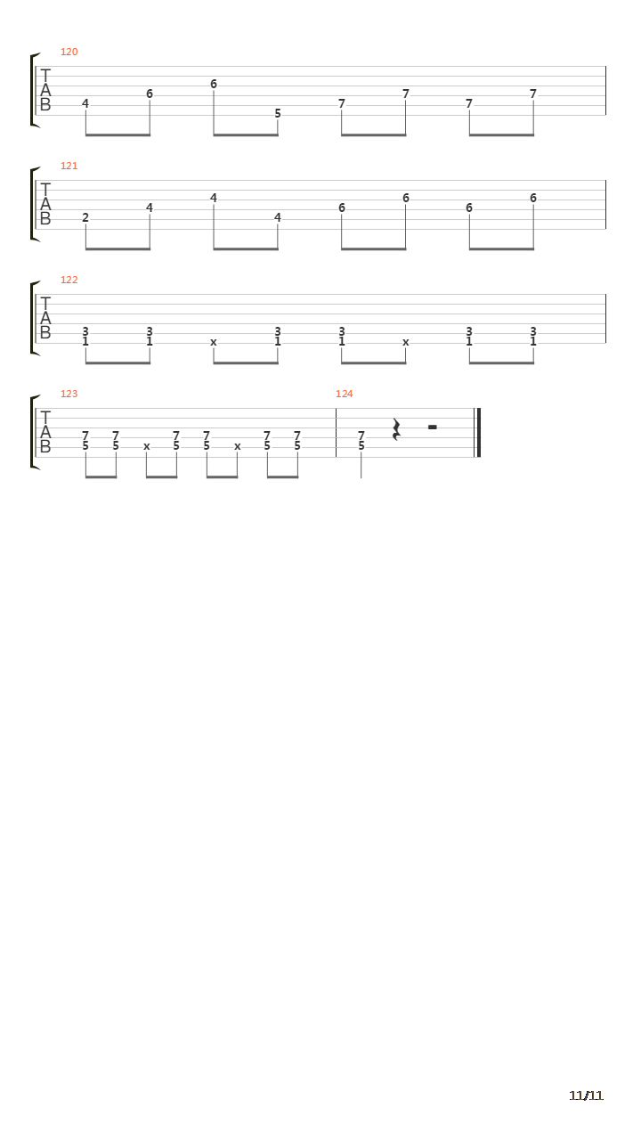 The Chance吉他谱