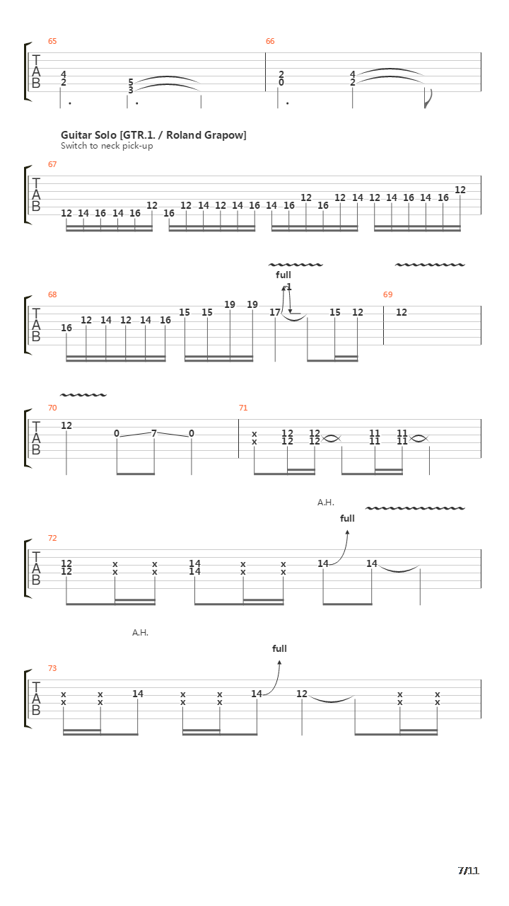 The Chance吉他谱