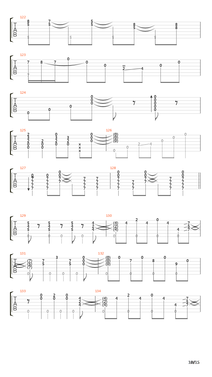 Viento Del Gitano - Honesty吉他谱