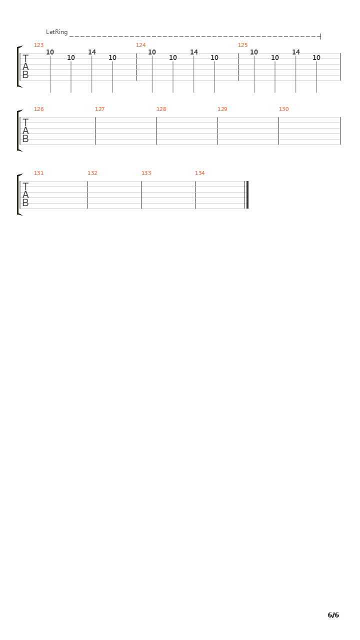 カレ吉他谱