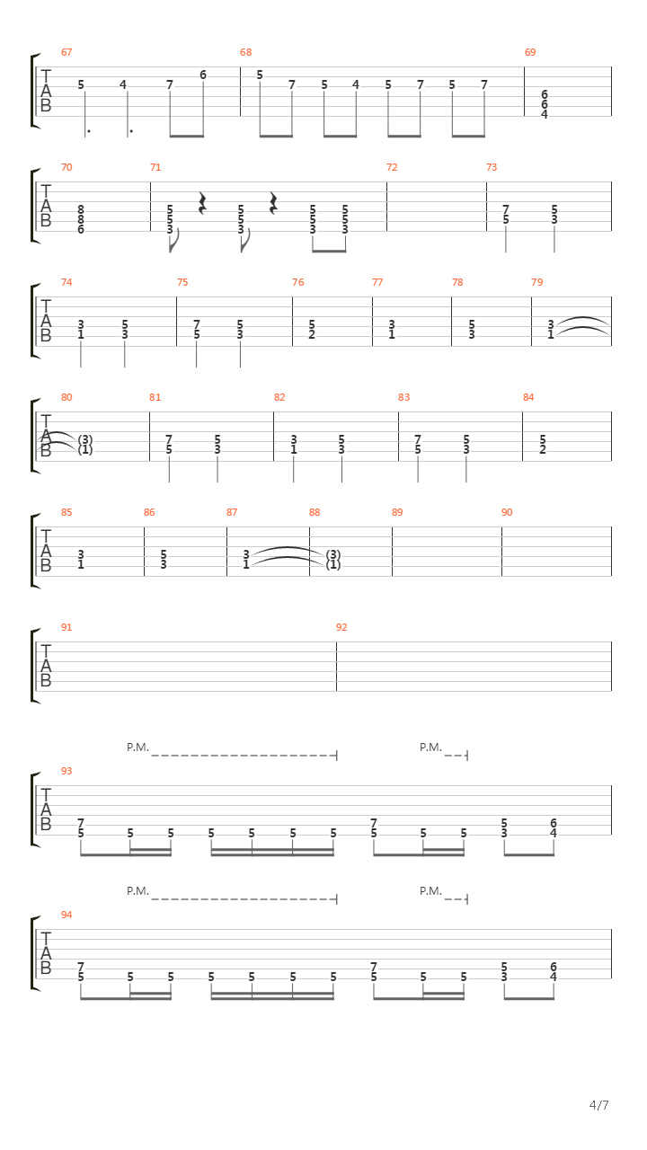 魔法禁书目录OP1 - PSI-missing吉他谱