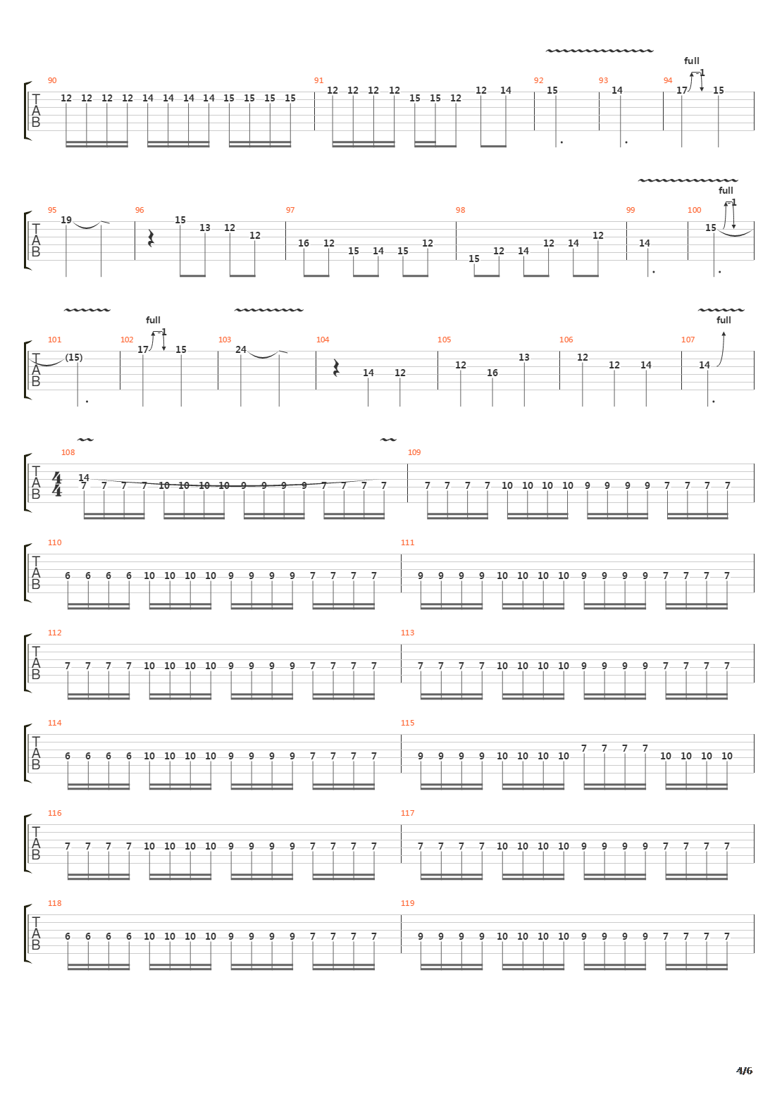 A Coming Race吉他谱