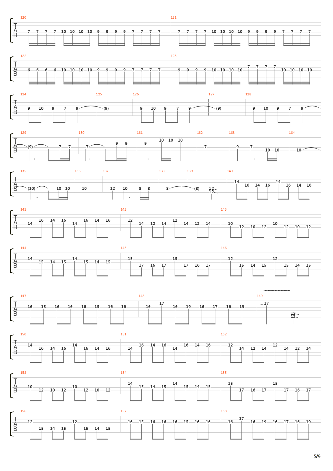 A Coming Race吉他谱