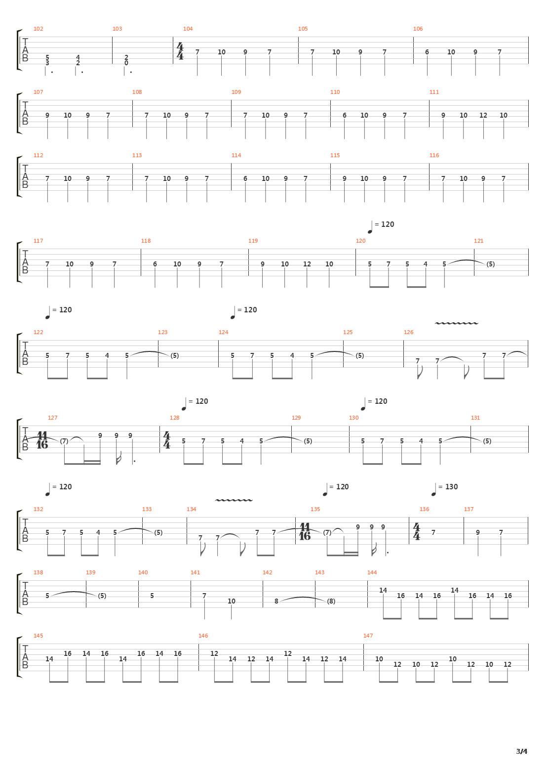 A Coming Race吉他谱