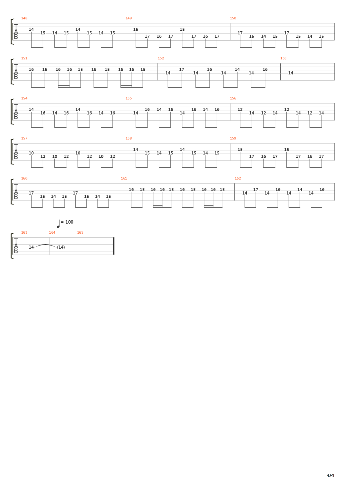 A Coming Race吉他谱