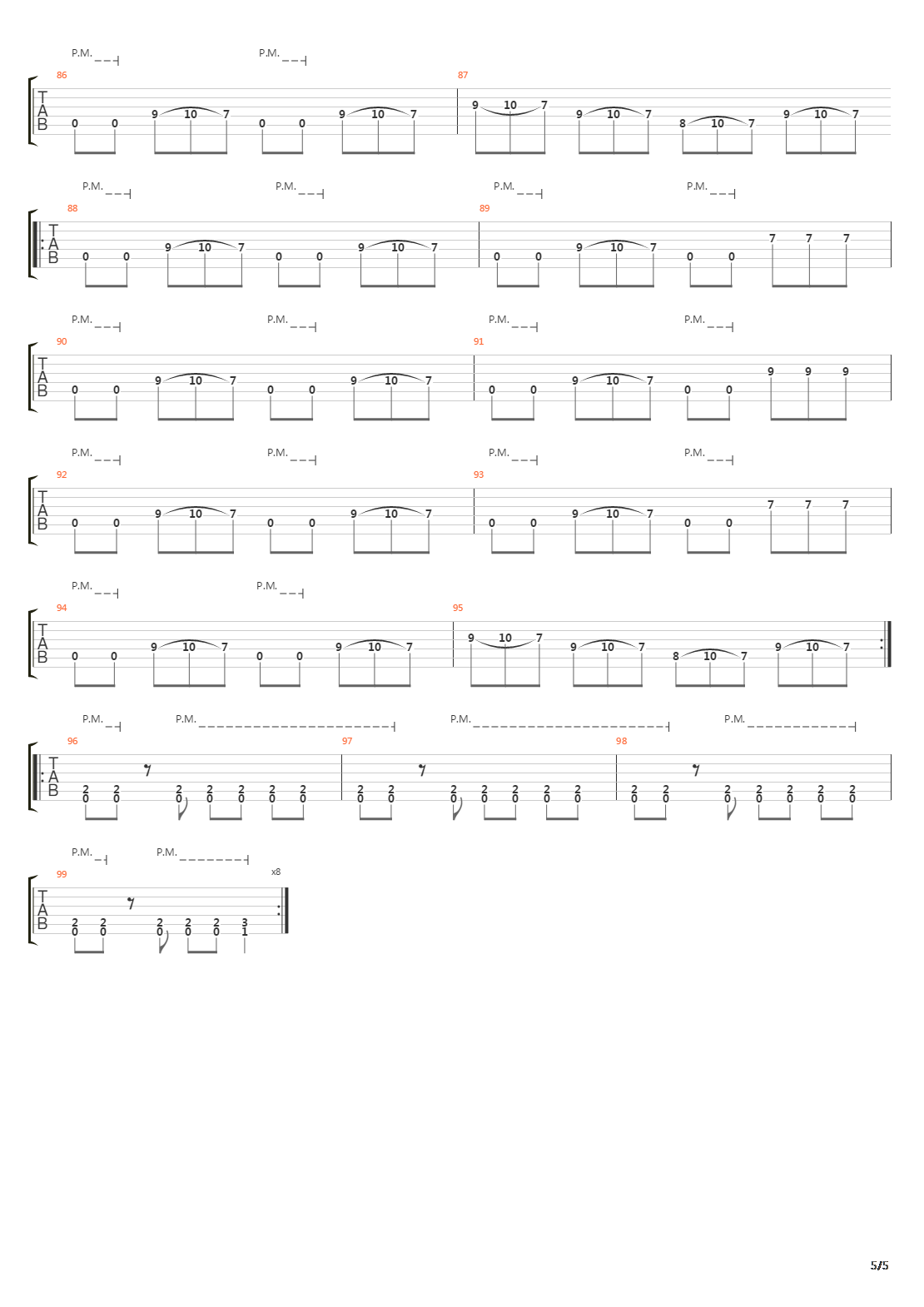 Adjusting The Sun吉他谱