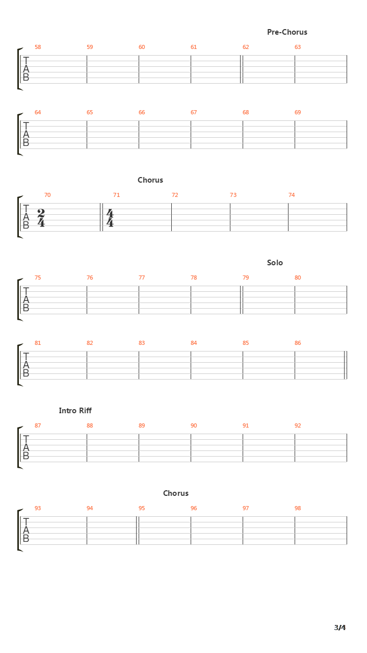 Eraser吉他谱