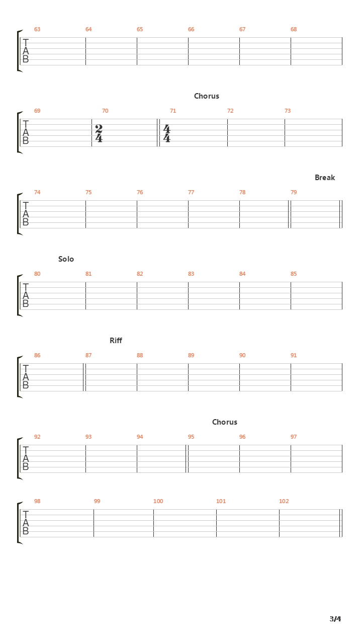 Eraser吉他谱