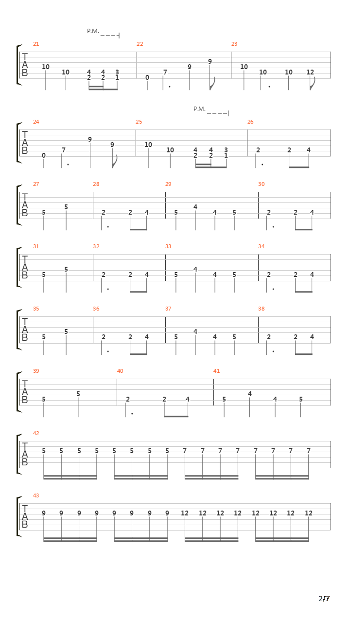 Roswell 47吉他谱