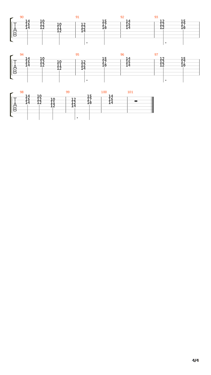 A Charge To Keep吉他谱