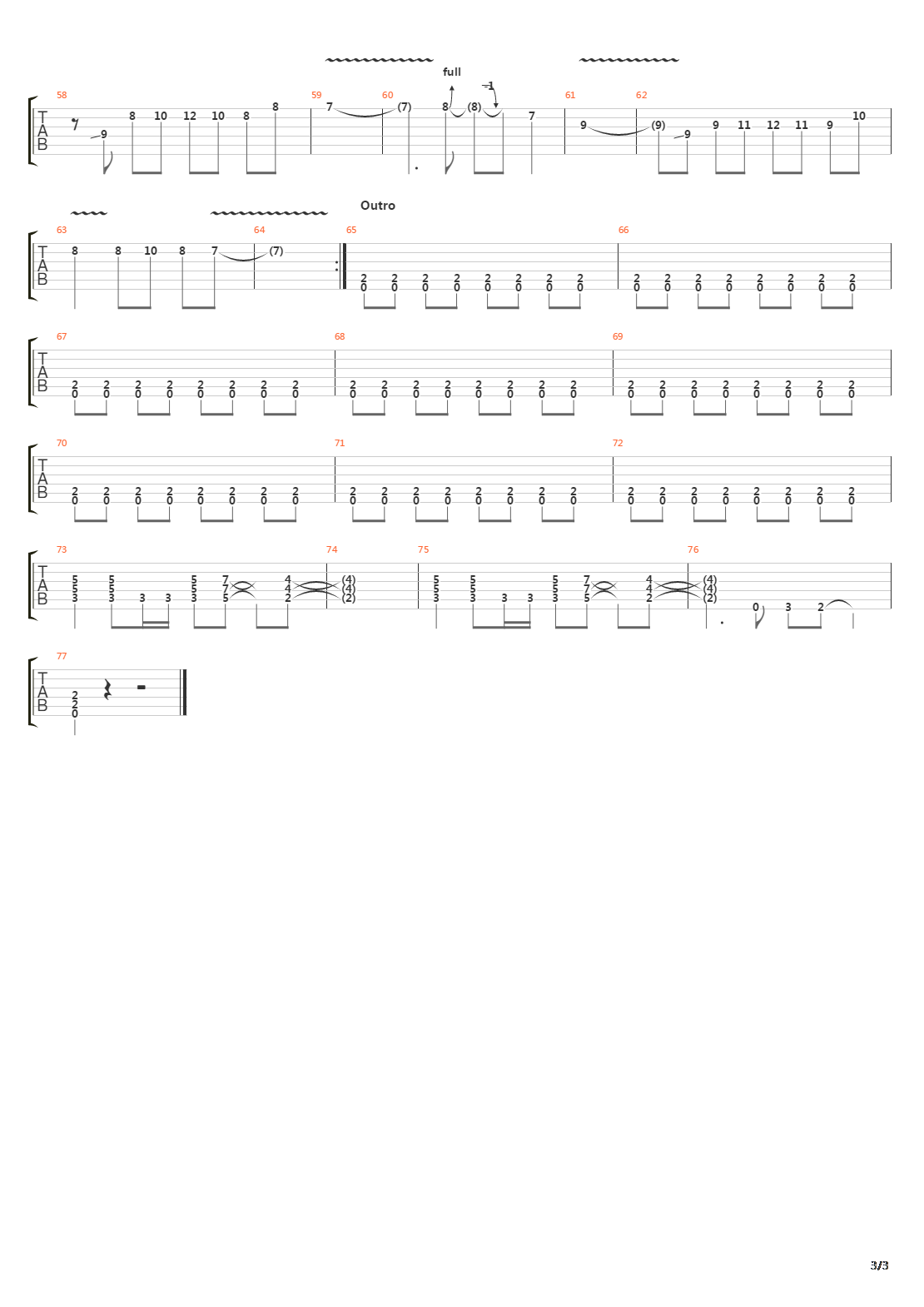 Burning Times吉他谱