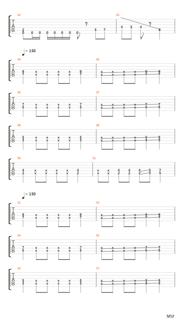 Damien吉他谱