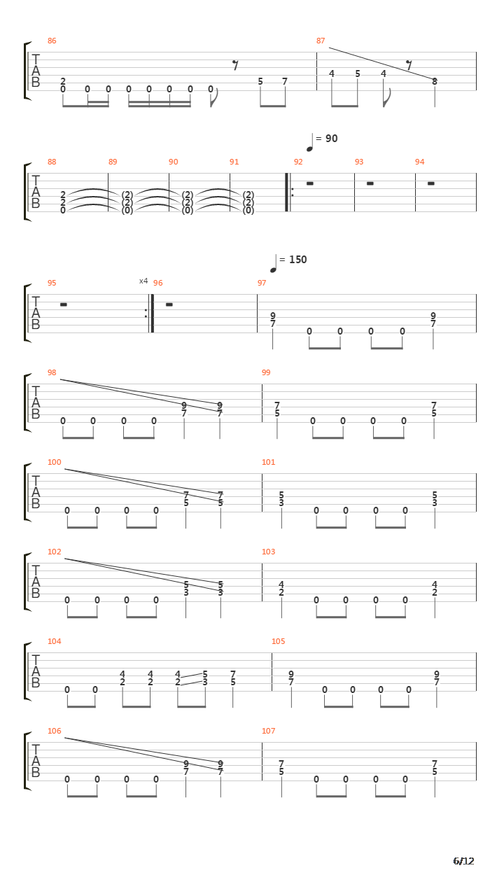 Damien吉他谱