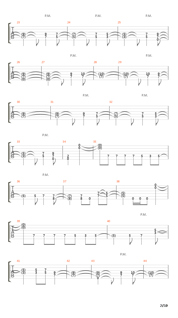 Declaration Day吉他谱