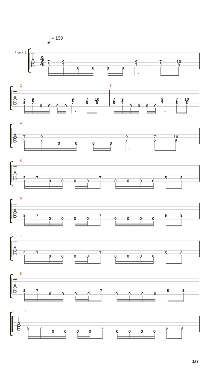 Setian Massacre吉他谱
