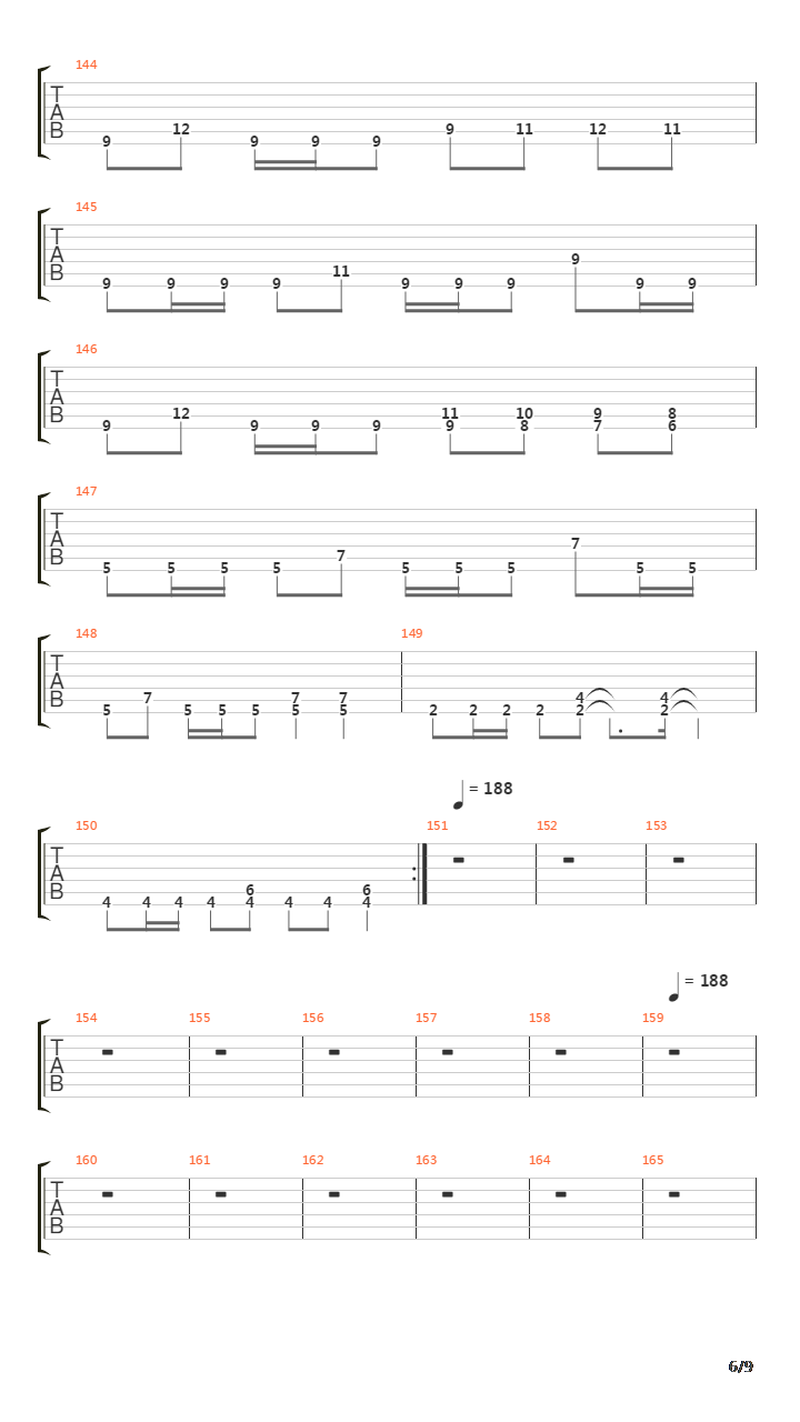 The Pantom Opera Ghost吉他谱