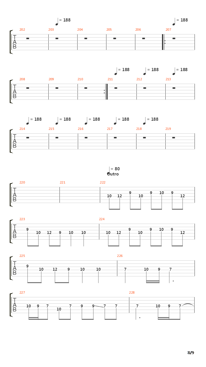 The Pantom Opera Ghost吉他谱