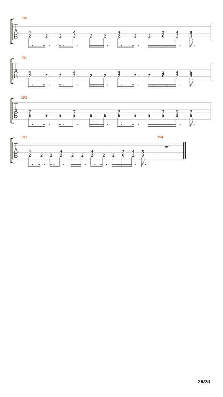 The Path I Choose吉他谱