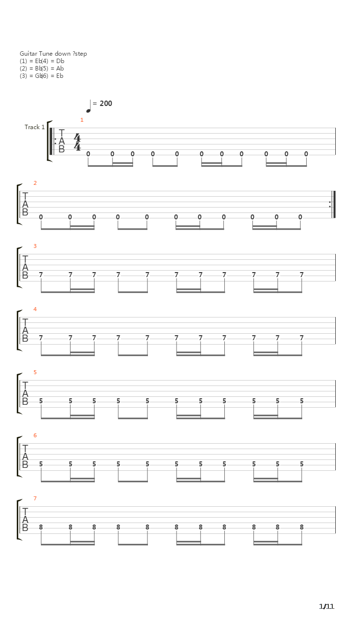 The Path I Choose吉他谱