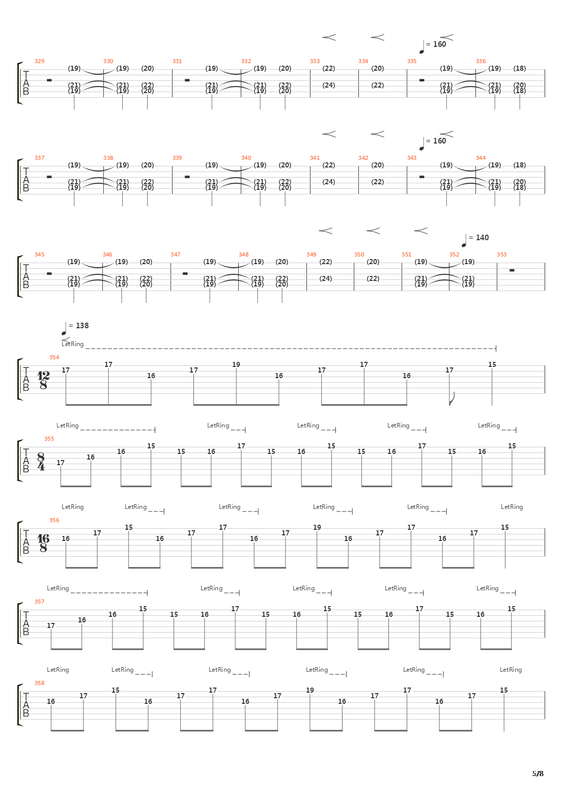 Travel In Stygian吉他谱