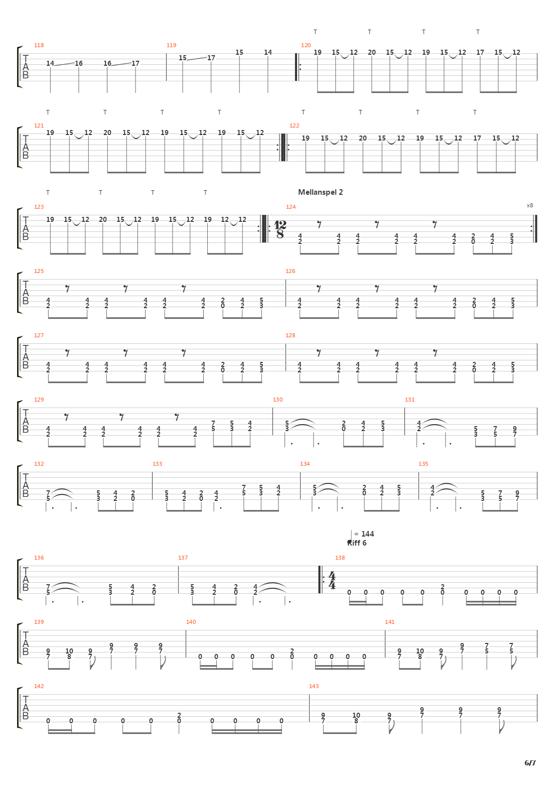 Travel In Stygian吉他谱