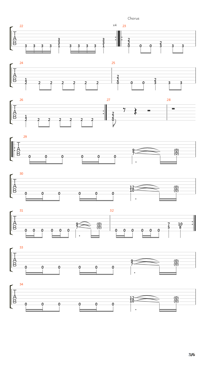Violate吉他谱